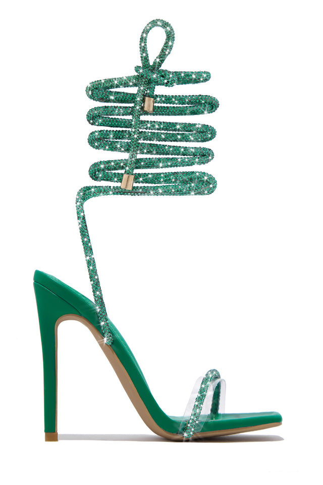 Load image into Gallery viewer, Green Heels 
