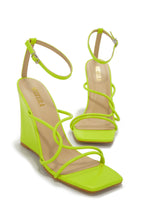 Load image into Gallery viewer, Green Wedge Heels
