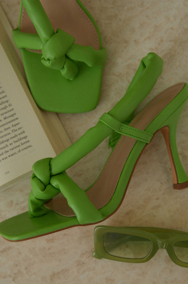 Load image into Gallery viewer, Green Heel Accessorize With Green Sunglasses
