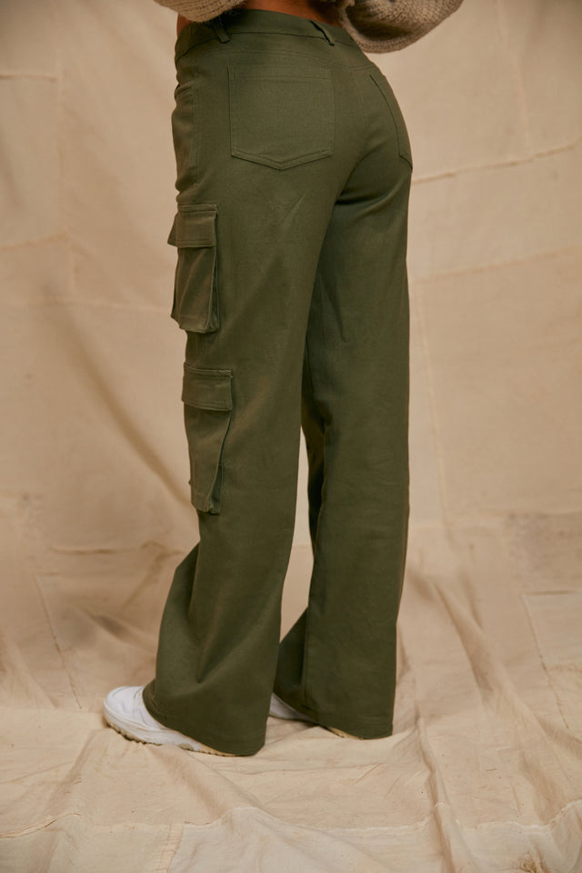 Load image into Gallery viewer, Green Cargos
