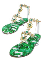Load image into Gallery viewer, Green Flat Sandals

