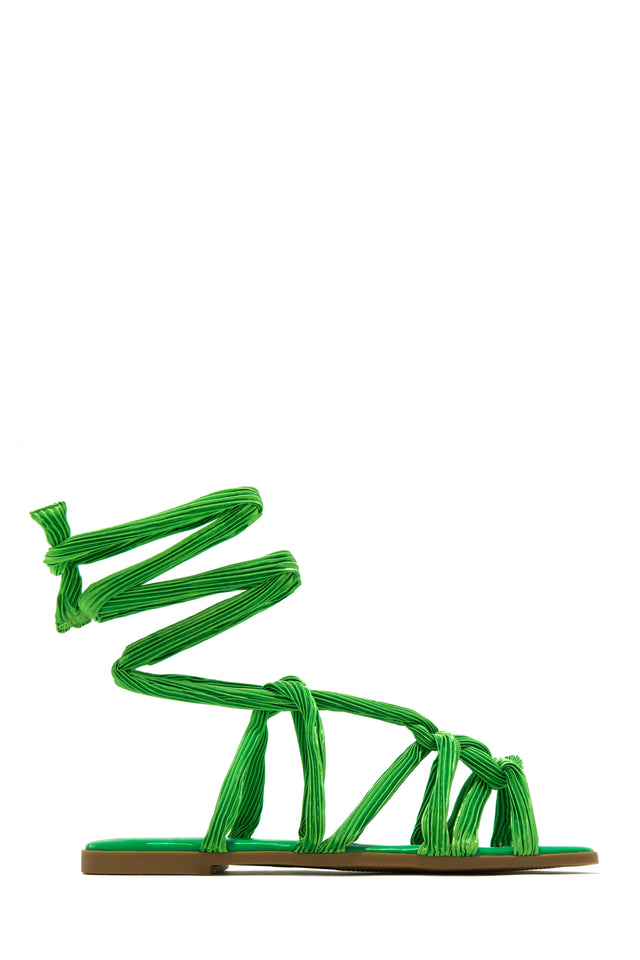 Load image into Gallery viewer, Bora Bora Lace Up Sandals - Orange
