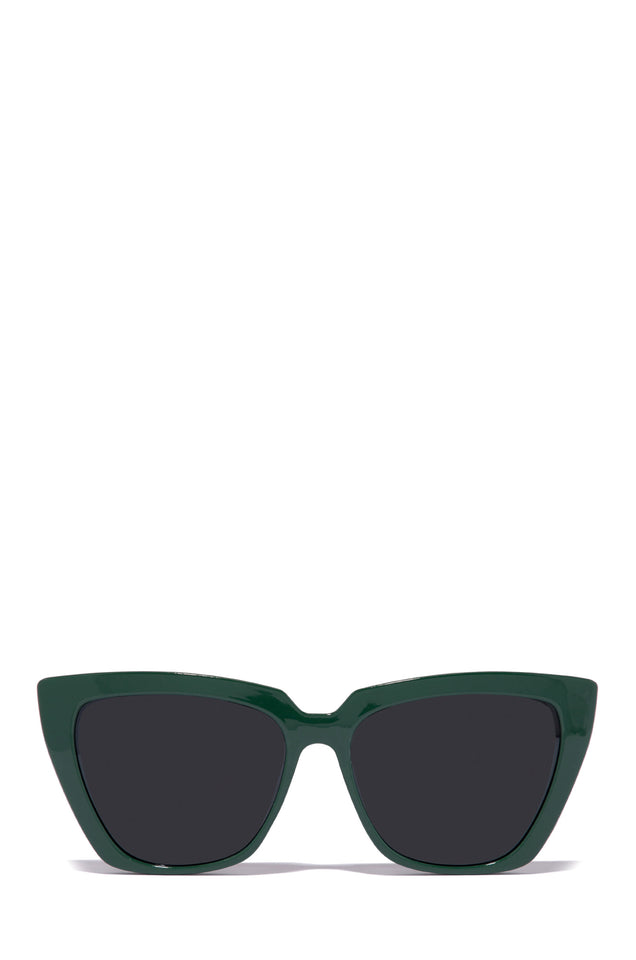 Load image into Gallery viewer, Green Cat Eye Sunglasses
