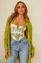 Load image into Gallery viewer, Cream Green Outfit
