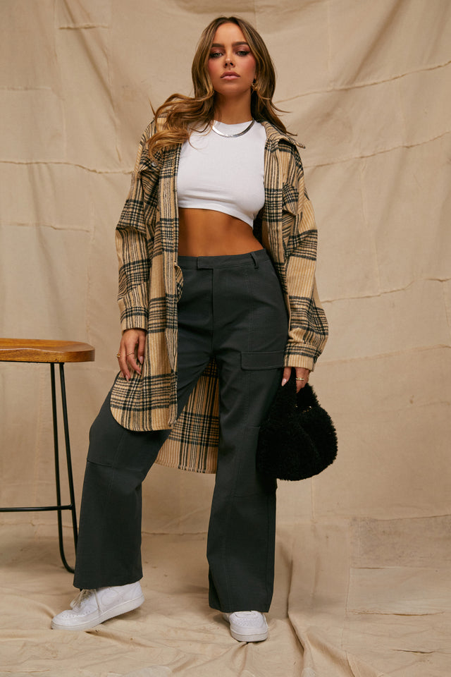 Load image into Gallery viewer, Grey Cargo Pant
