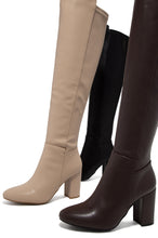 Load image into Gallery viewer, Boots Available In Brown, Nude, And Black

