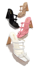 Load image into Gallery viewer, Heel Available In Nude, Black, Pink, And White

