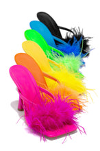 Load image into Gallery viewer, Heel Available In Colors Pink, Orange, Yellow, Green, Blue, And Black
