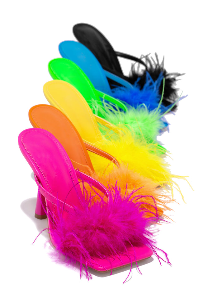 Load image into Gallery viewer, Heel Available In Colors Pink, Orange, Yellow, Green, Blue, And Black
