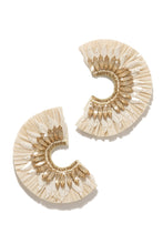 Load image into Gallery viewer, Ivory nd Gold Earrings
