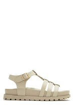 Load image into Gallery viewer, Vacay Ready Caged Sandals - Ivory
