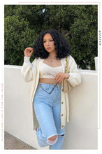 Load image into Gallery viewer, Chic Dates Two Piece Cardigan Set - Ivory
