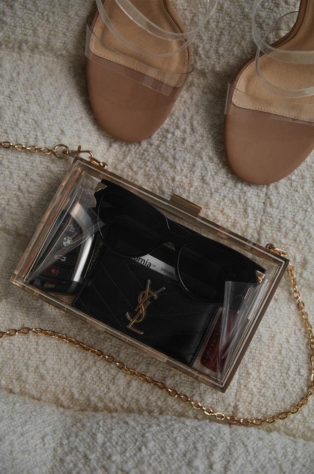 Load image into Gallery viewer, Clear Acrylic Crossbody Bag
