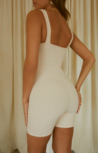 Load image into Gallery viewer, Ivory Bodycon Romper
