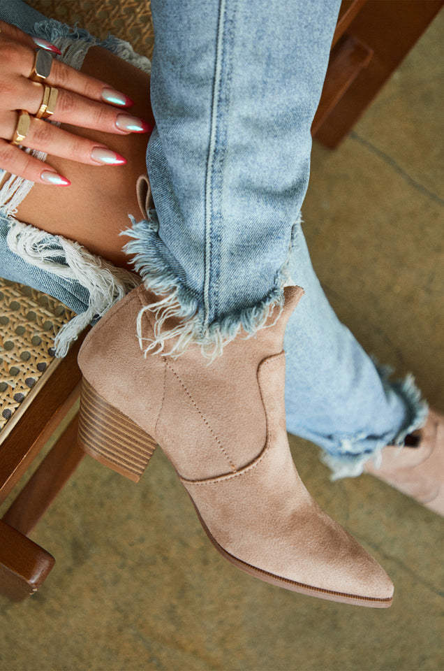Load image into Gallery viewer, Taupe Ankle Boots
