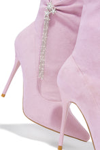 Load image into Gallery viewer, Pink Pointed Toe Ankle Boots
