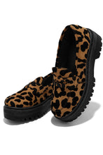Load image into Gallery viewer, Leopard Platform Flats
