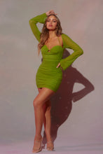 Load image into Gallery viewer, Lime Green Mini Dress
