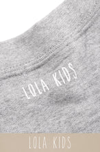 Load image into Gallery viewer, Daddy&#39;s Motivation Varsity Kids Crewneck Sweatshirt - Grey
