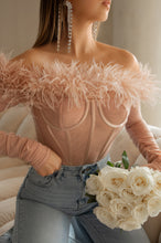 Load image into Gallery viewer, Nude Corset Bodysuit
