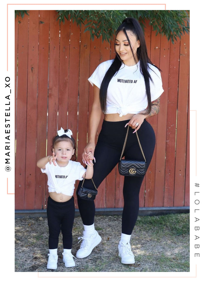 Load image into Gallery viewer, Motivated AF Kids Tee - White
