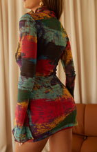 Load image into Gallery viewer, Abstract Printed Mini Dress
