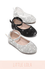 Load image into Gallery viewer, Embellished Flats Available In White, Black, And Silver
