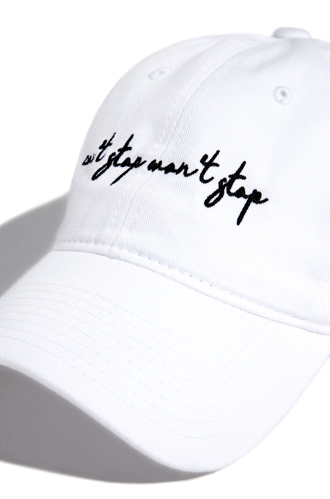 Can't Stop Won't Stop Hat - White