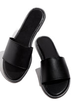 Load image into Gallery viewer, Black Slip On Sandals
