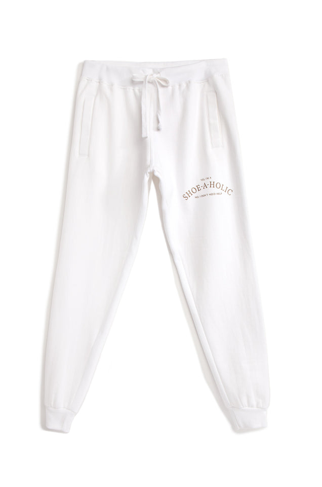 Load image into Gallery viewer, Shoeaholic Jogger - White
