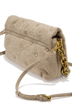 Load image into Gallery viewer, nude tufted design messenger bag 

