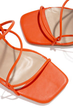 Load image into Gallery viewer, orange slip on heel 
