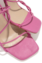 Load image into Gallery viewer, pink chunky heel 
