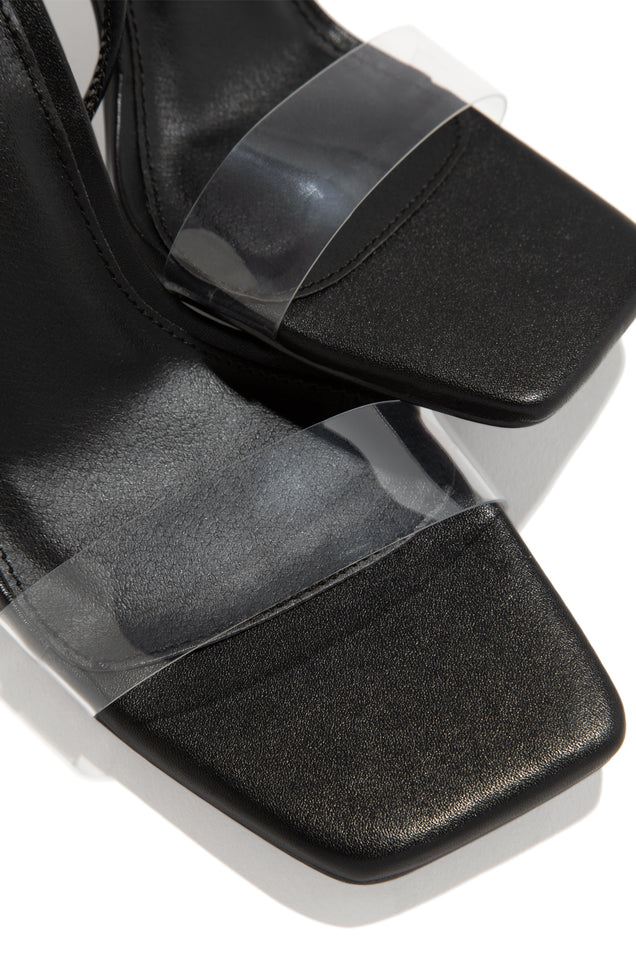 Zara Suede & Vinyl High Stiletto Heel Shoes Black | Black shoes, Shoes  women heels, Heels