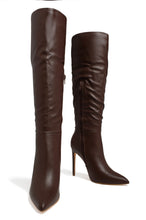 Load image into Gallery viewer, mocha pointed toe boot 
