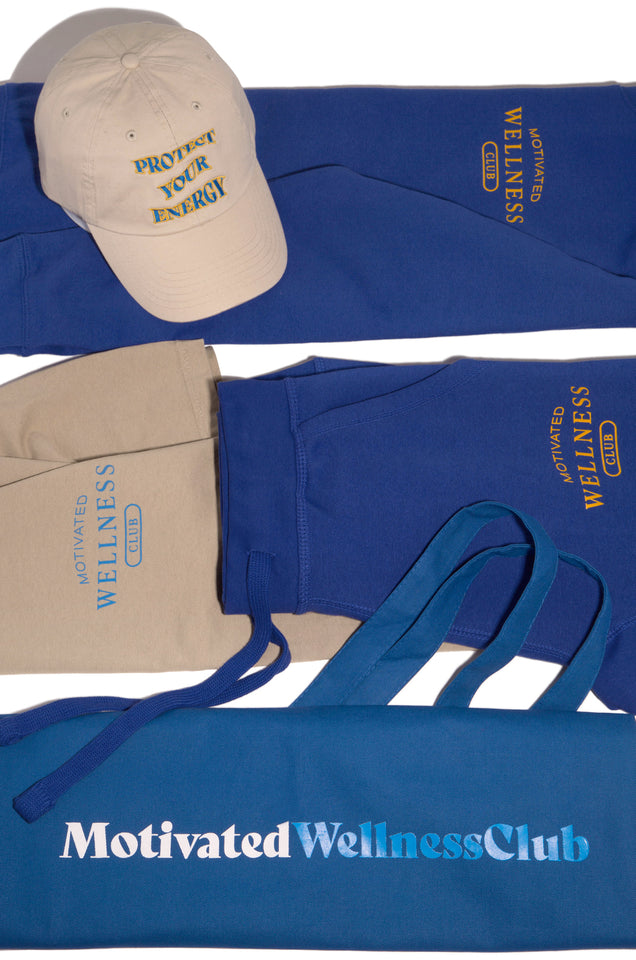 Load image into Gallery viewer, blue loungewear crewneck 
