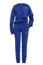Load image into Gallery viewer, blue long sleeve crewneck 
