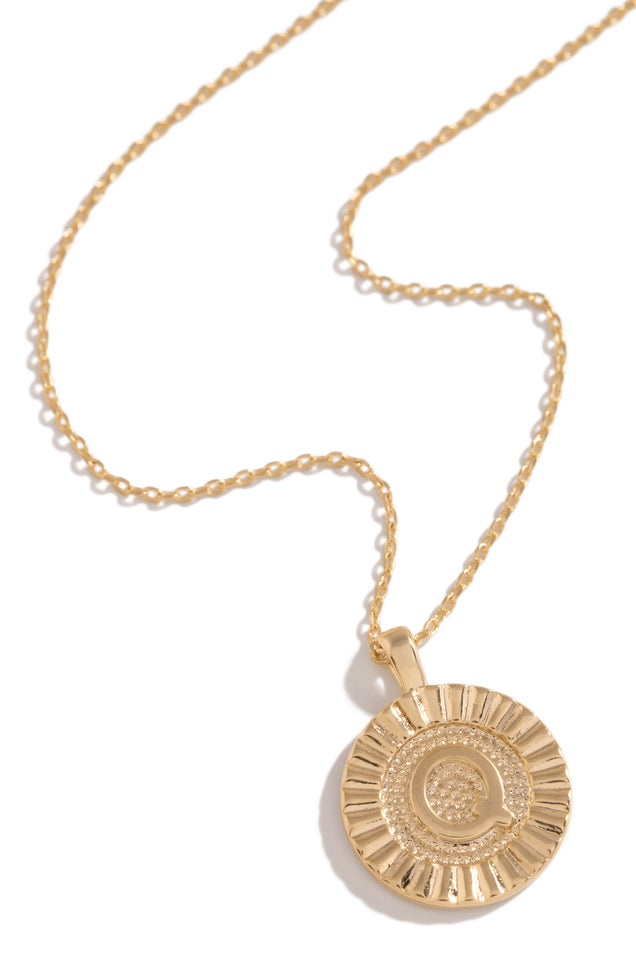 Load image into Gallery viewer, Q Necklace - Gold
