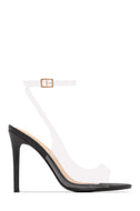 Black Single Sole High Heels