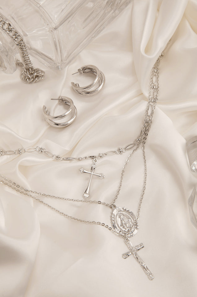 Load image into Gallery viewer, Silver-Tone Necklace
