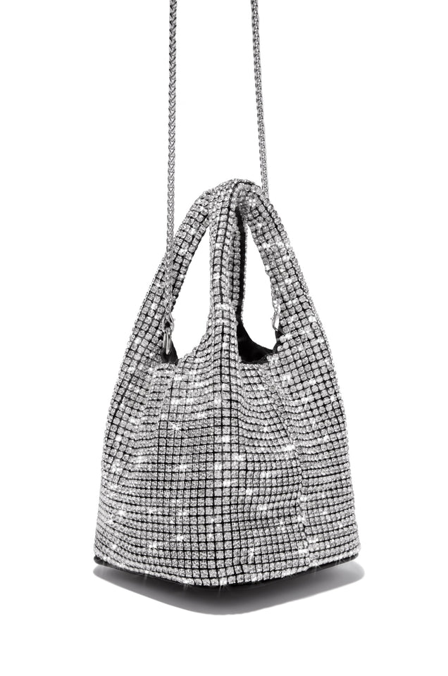 Load image into Gallery viewer, rhinestone bucket bag 
