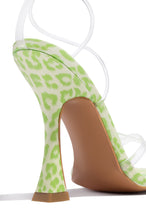 Load image into Gallery viewer, green leopard heel 
