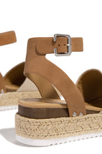 Load image into Gallery viewer, Voyage Platform Espadrille Sandals - Burlap
