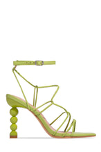 Load image into Gallery viewer, Green Strappy Heels
