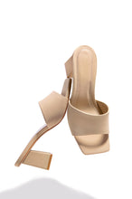 Load image into Gallery viewer, Valentine Block Heel Mules - Nude
