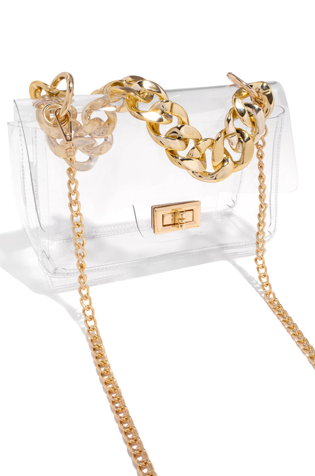 Load image into Gallery viewer, gold tone chain link bag 

