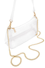 Load image into Gallery viewer, zipper closure clear bag 
