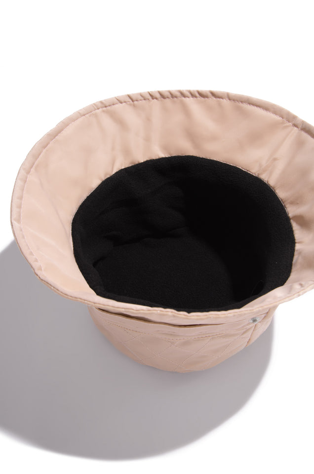 Load image into Gallery viewer, nude fleece bucket hat 
