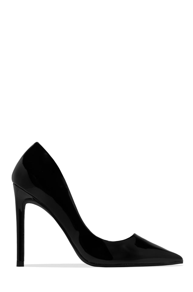 Load image into Gallery viewer, Black Patent Single Sole Heel 
