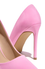 Load image into Gallery viewer, Pink Closed Toe Heel 
